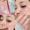 Mashed Potatoes Texture Glitter Eyeshadow Long Lasting Waterproof Eyeshadow Pearlescent Glitter Body Highlighter Makeup Palette