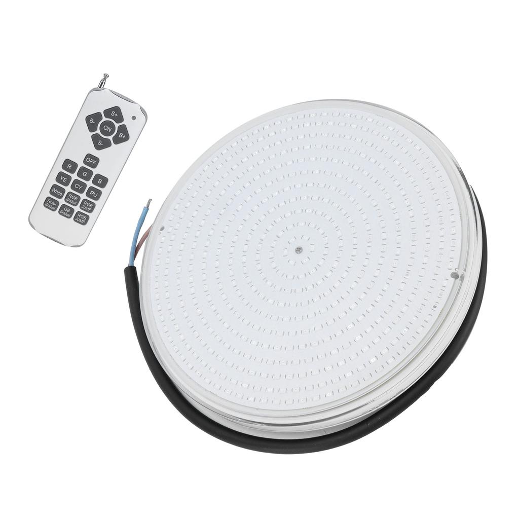 Colorful Swimming Pool Light IP68 Waterproof Underwater Lamp Replacement for PAR56 Light25W 2500LM