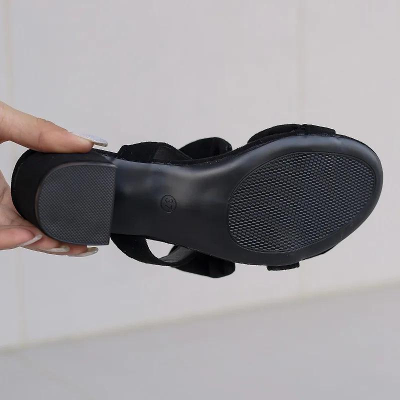 Móda 2025 Léto Dámské perlové pantofle s mašlí Robustní podpatek Nadměrná velikost Párty sandály na večer a denní nošení Pantofle Dámské Zapatos