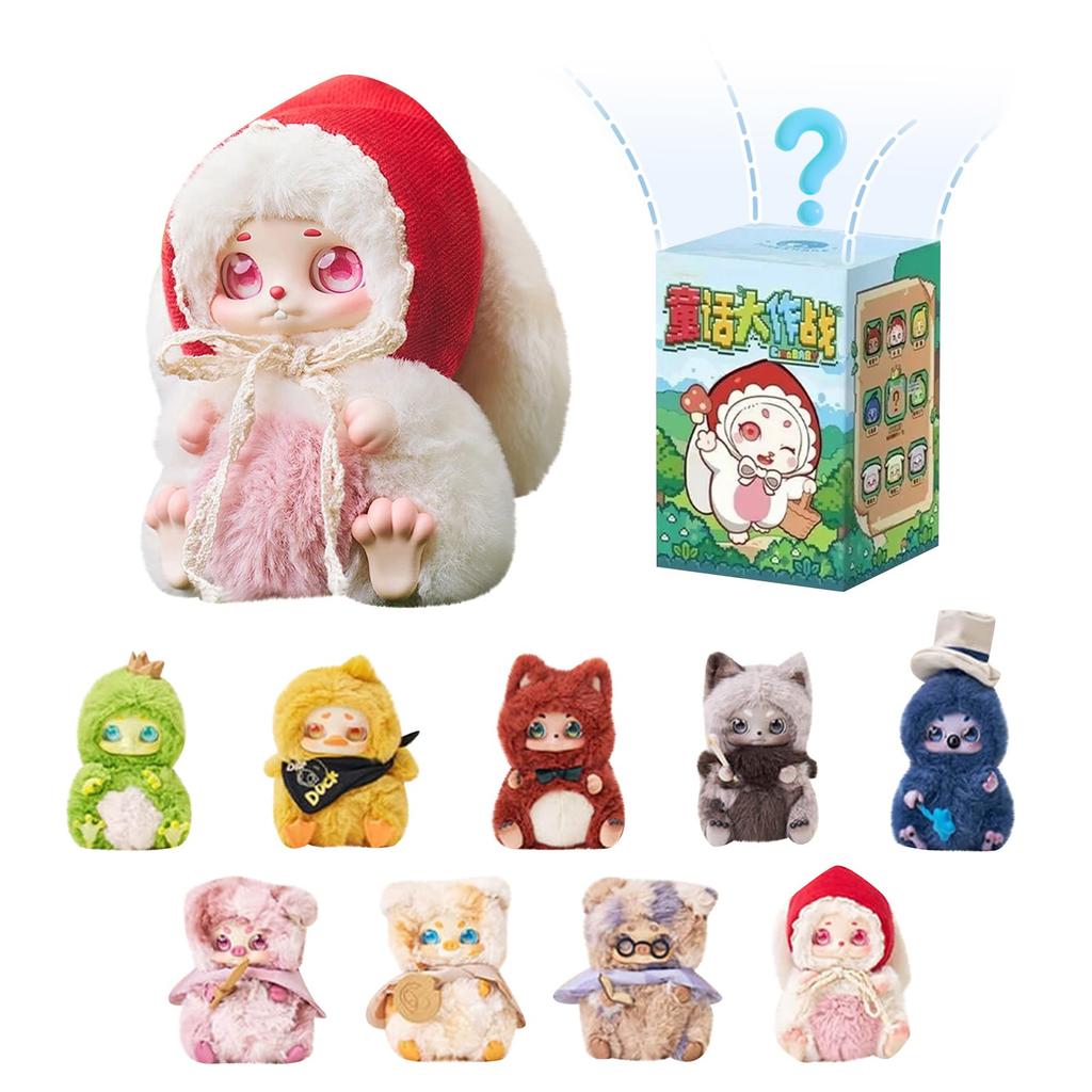 Plush Doll Box Figures, Tale Series Stuffed Animals Mystery Box Toy, Kawaii Cino Plush, Collectible Birthday Gift For Girls