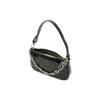 By Far Fashion Minimalist Solid Color Chain Strap Nylon Tote Shoulder Bag Women bags Bright-Black 20SSMIRABLPSMA
