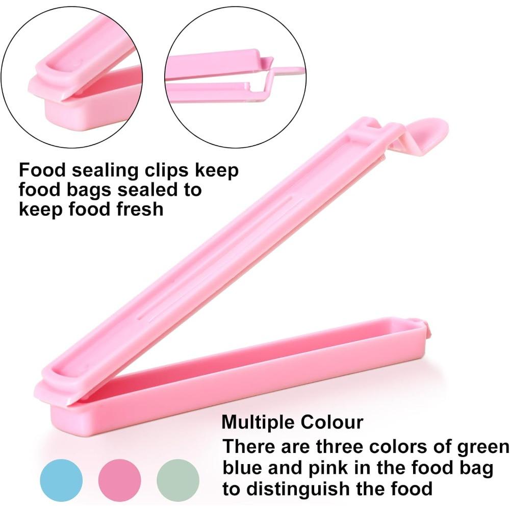 Food Storage Portable New Kitchen Accessories Food Snack Seal Sealing Bag Clips Sealer Clamp Plastic Tool