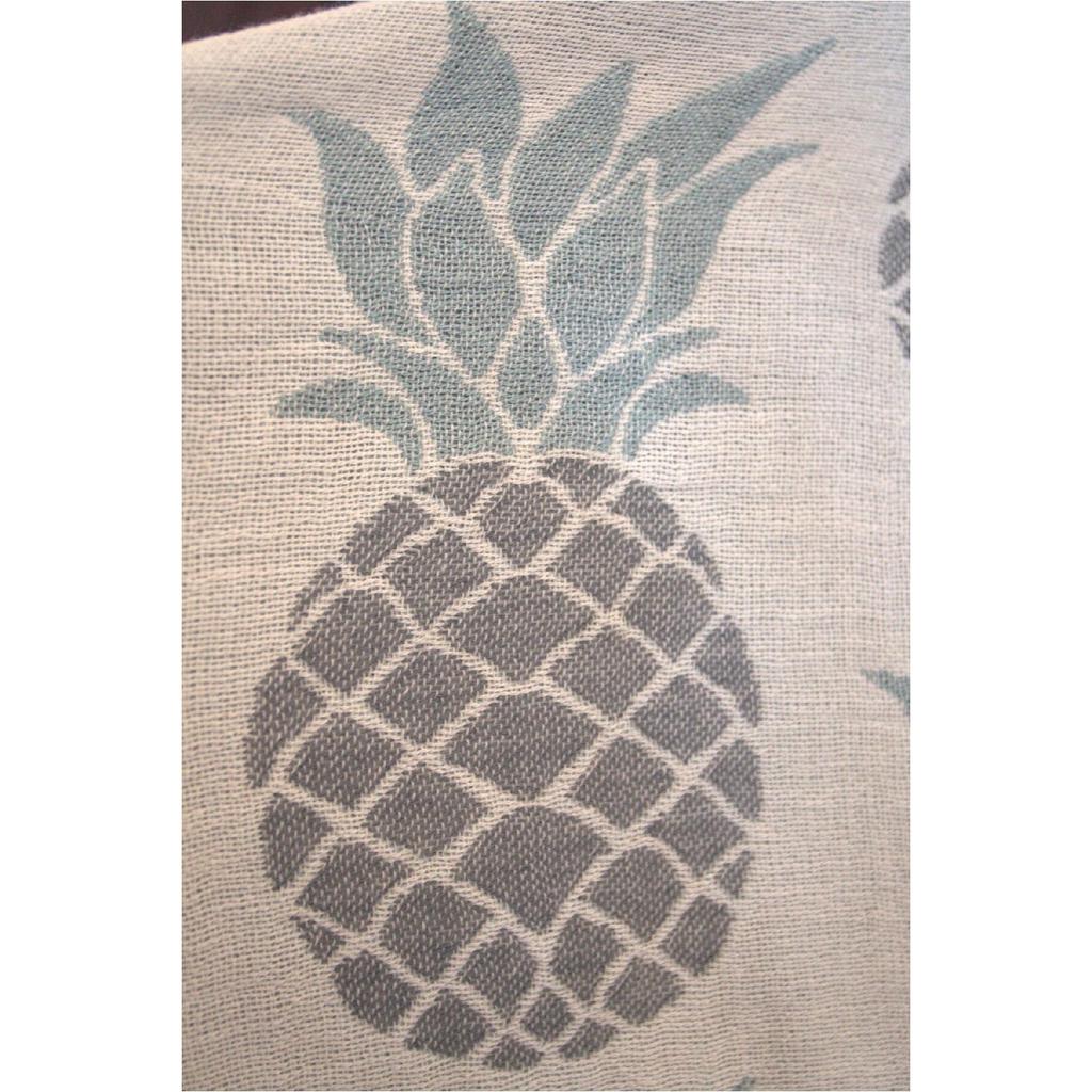M'any Pineapple Pattern Reversible Turkish Bath Beach Loincloth 100% Organic Cotton