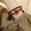 New Chinese Style Niche Rose Bamboo Beaded Bracelet Women's Niche Simple Bracelet High-end Jewelry