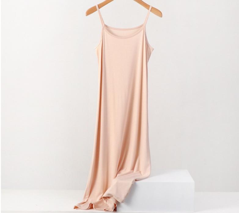 Women's Fashion Summer Spring Solid Color Print Sleeveless Suspenders Loose Waistline Casual Dresses