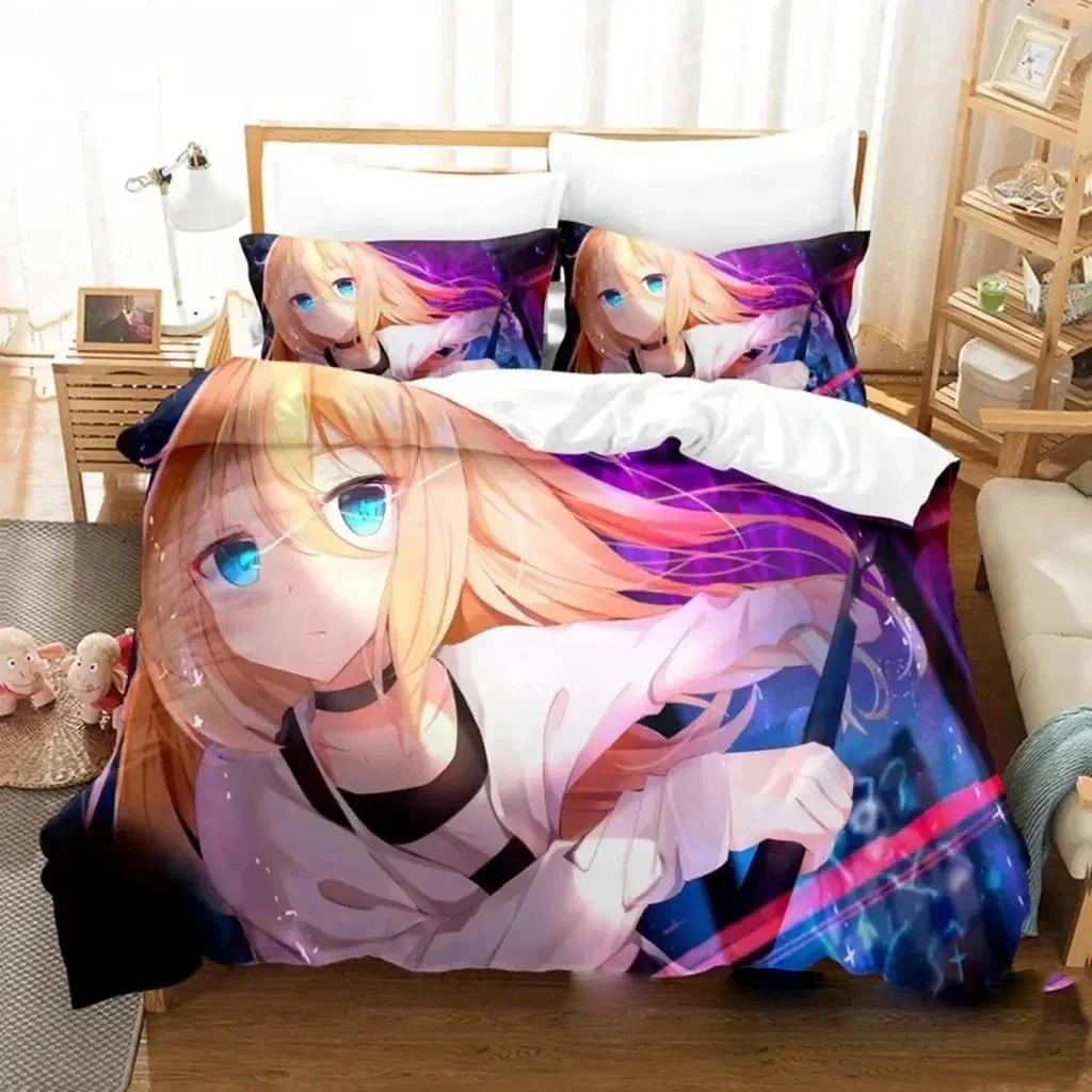 3D Print Anime Angels Of Death Bedding Set Bedroom Soft Modern Bedspreads Comefortable Duvet Cover Quilt Cover And Pillowcase
