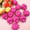 Home Party Supplies Crown Heart for Bracelet Necklace Accessories Jewelry DIY 12pcs Loose Beads Charms 21.4*24.4mm Pendants Material With Hole