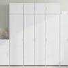 VidaXL Highboard White 80x42.5x185 Cm Engineered Wood, Sideboard, Storage Cabinet, Side Panel, Cabinet, Wardrobe 3281434