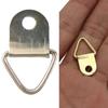 50 Stück / Packung Gold Messing Dreieck Po Bilderrahmen Wandhalter Haken Aufhänger Ring