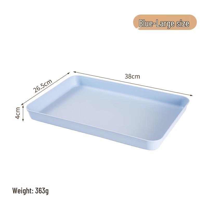 Japanese Style Rectangular Deep Plastic Serving Tray