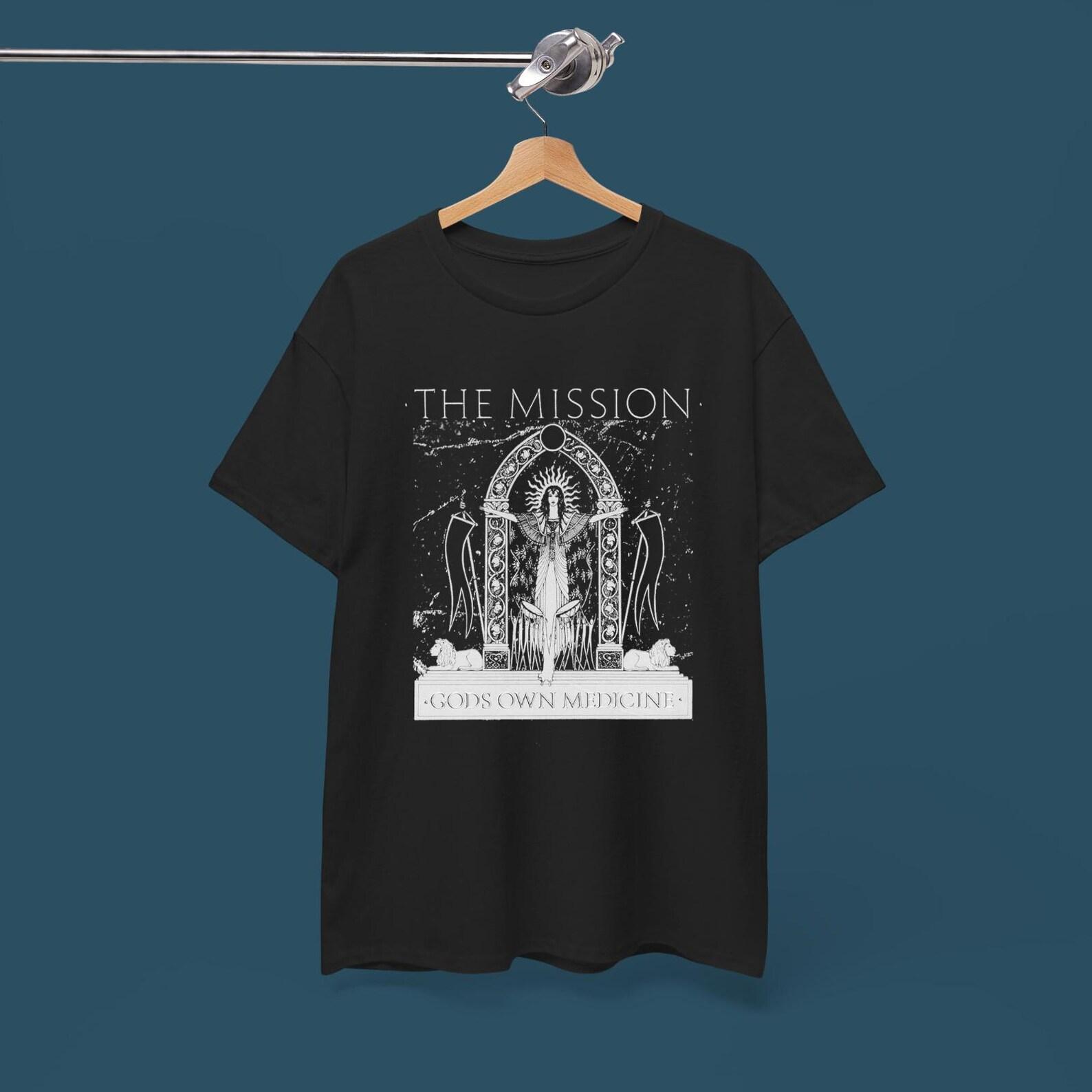 The Mission T shirt Post Punk Gothic Rock - The Cult Billy Idol Bauhaus Band Shirt 3XL