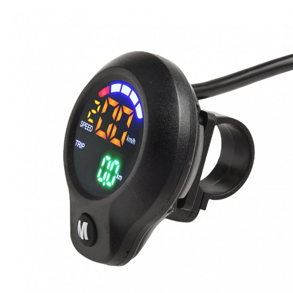 ABS Material Electric Scooter Speedometer with LCD Display and Mileage Tracking