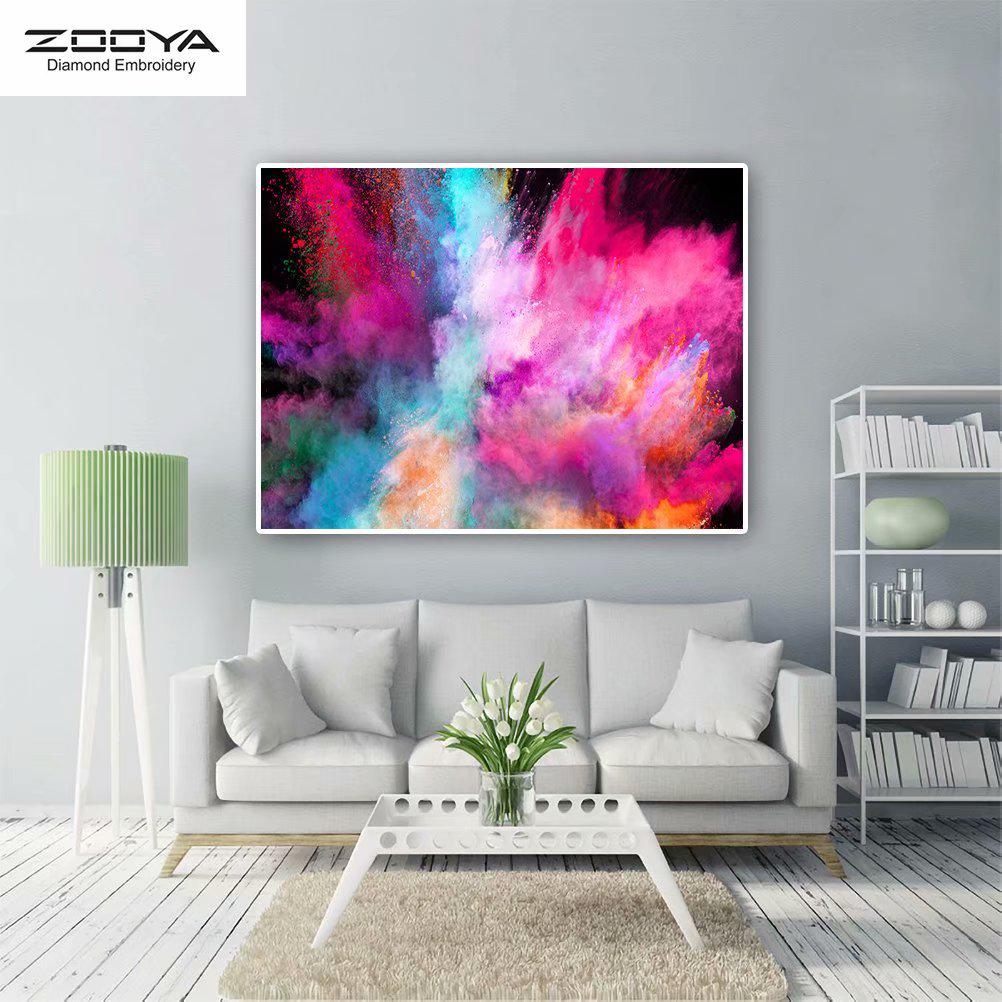 

ZOOYA DIY 5D Полный квадрат Алмазная картина Цветная вышивка Крестом Ремесло Стежок Домашний декор