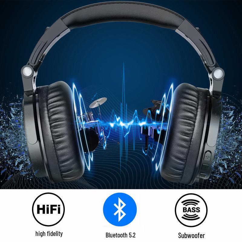 OneOdio Wireless Over-Ear Bluetooth Monitoring Headphones with Wired Stereo Option