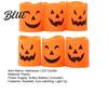 Realistic Flickering Flameless Candles 6 Pcs Battery Operated Tea Lights Orange Electric Fake Ghostly Patterned LED Candles Halloween Spooky Pumpkin