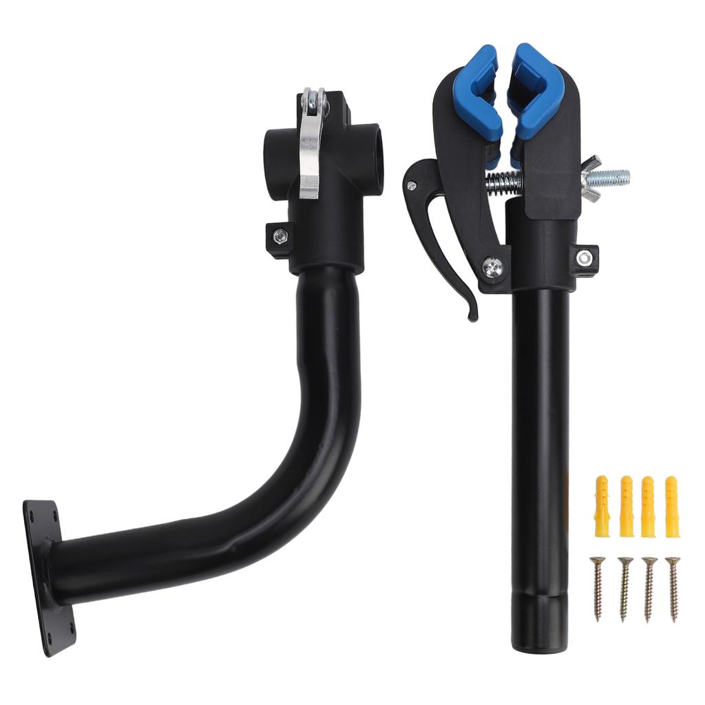 Bicycle Repair Clamp Wall Mount Bike Repair Stand Adjustable Home Bicycle Maintenance Rack for Road Mountain Bikes