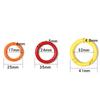 Colored Zinc Alloy Enamel O-Ring Keychain Bag Accessory