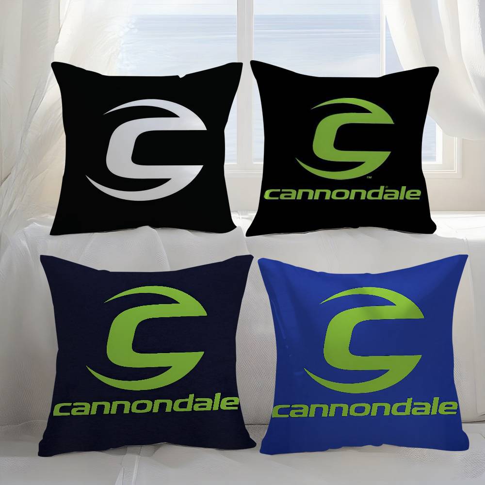 Brand C-C-Cannondaless Pillow Case Sofa Short Plush Double-Sided Hd Printing Room Home Office Gift Cushion Cover