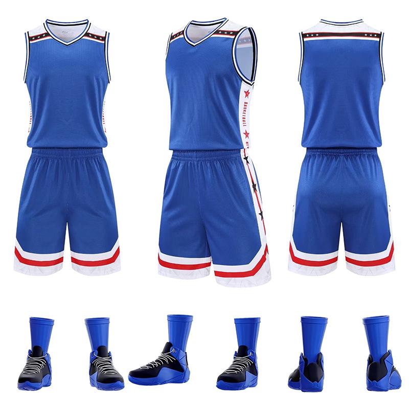 Quick-Dry Sleeveless Basketball Uniform Set: Tank Top & Shorts for Students