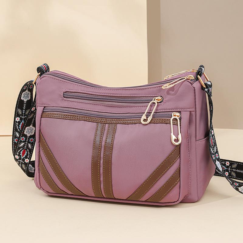 

Новая модная универсальная сумка-мессенджер через плечо большой вместимости, ретро-сумка женская фиолетовый