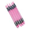 5 Stuks Holle Uitsnijding Dubbelzijdig Roze Strass Nagels Kunst Siliconen Pen Nagels Kunst Vormgevend Embossing Pen Nagels Kunst Gereedschap