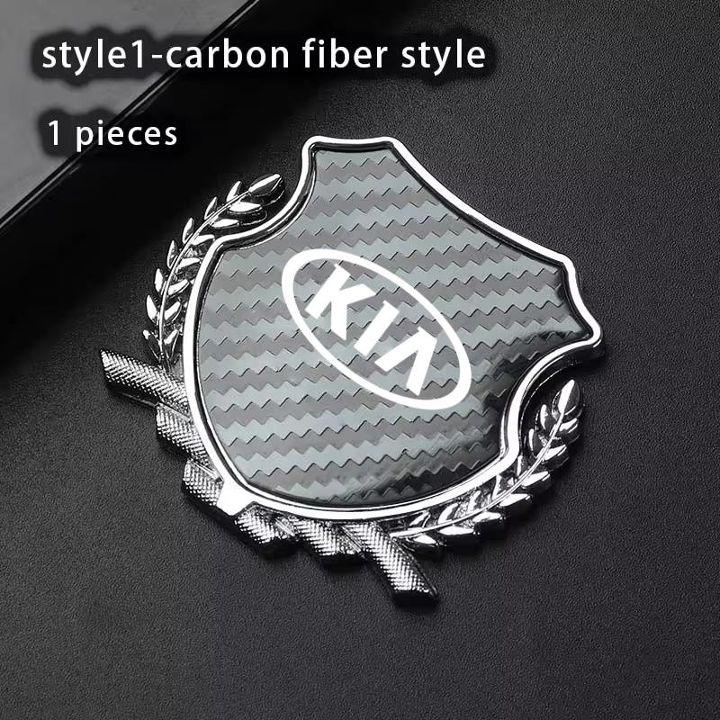 Metal Car Sticker Badge Exterior Body for Kia Sportage Ceed Picanto Rio ProCeed Niro 5 3 4 K7 K5 K8 K3 Ray K9