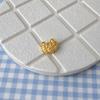 Sterling Silver & Imitation Gold Lotus Bow Star Spacer Beads for Baby Rope Weaving