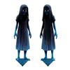 Yousheng 2 Pcs Scary Garden Metal Stakes Spooky Twins Yard Signs for Lawn Patio Haunted House Halloween Outdoor Decorations
