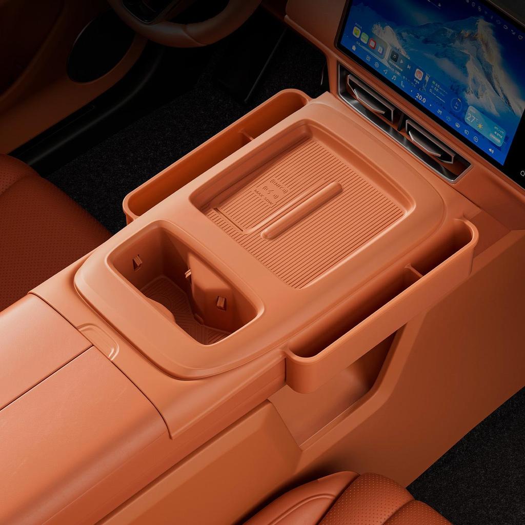 Changan 25 Models Deep Blue S09 Center Console Silicone Wireless Charging Anti-Slip Storage Pad