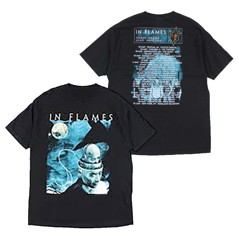 

In Flames A Swedish Metal Casual Tshirt Luxury Brand for Men and Women Top 2026 New XL