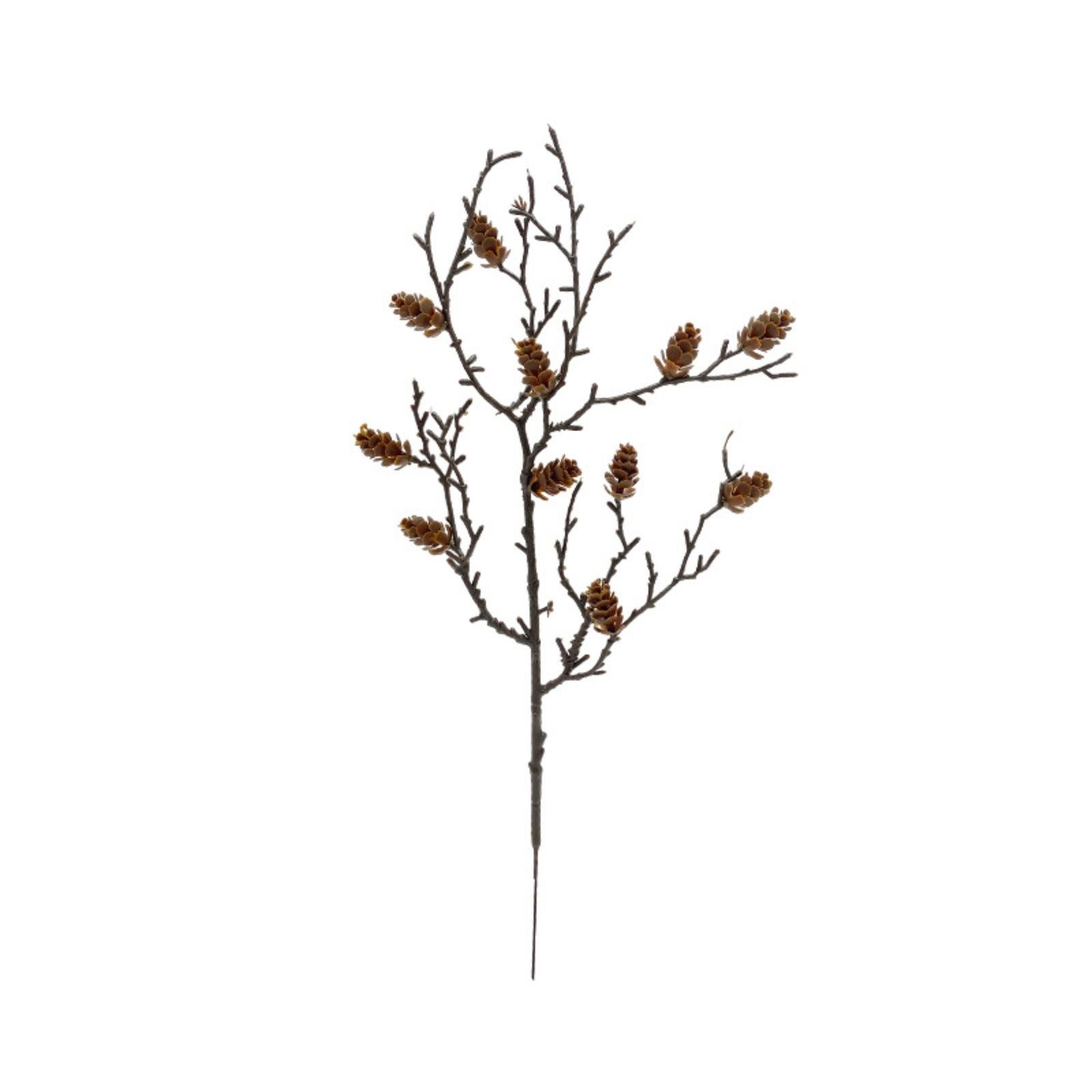

Искусственный Стебель Сухоцвета и Сосновой Шишки Рождественский Декор для Дисплея One Size