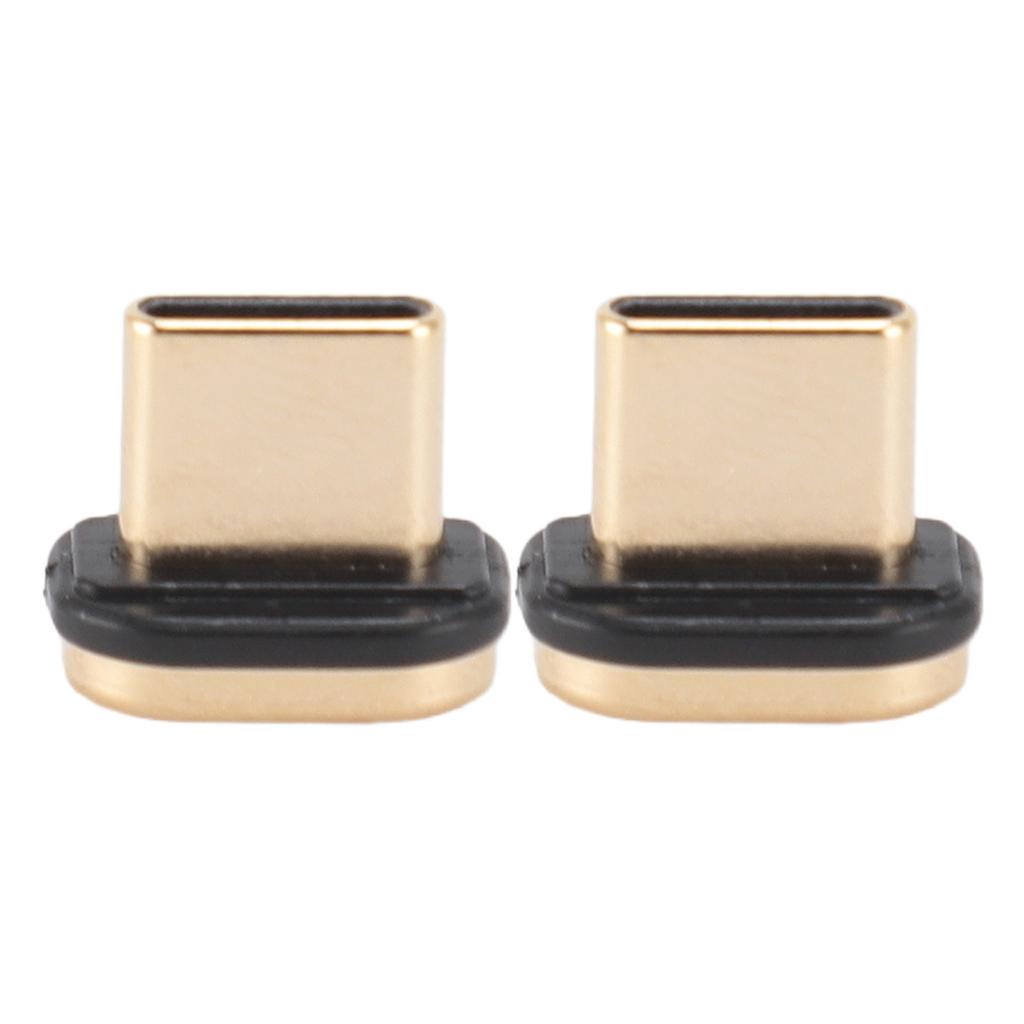 2PCS USB C Port Plugs Metal Gold Plated Anti Dust Plugs Charging Port Protector Cap for IOS 15 for