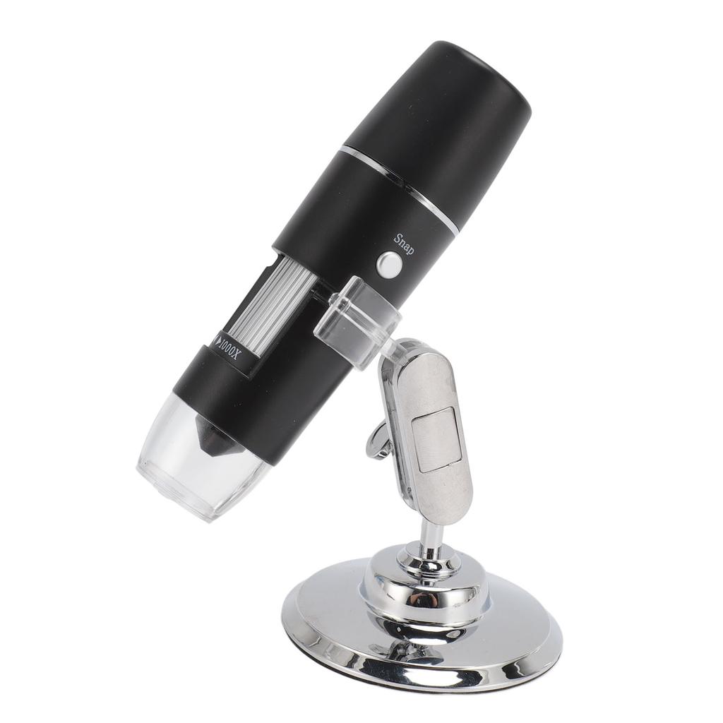 Wireless Digital Microscope 0 to 1000X 8 LED Lights Portable Mini WiFi USB Inspection Camera for Phone PC Tablet