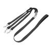 Nylon Fabric Dog Triple Leash Strong Stitching Adjustable Length Pet 3 In 1 Leash Snap Hook Clasp Padded Loop Dog Split Leash