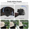 Shockproof ABS Camera Hat Clip Mount Adjustable Angle Adjustment For OsmoNano Camera Hat Clip Quick Release Buckle