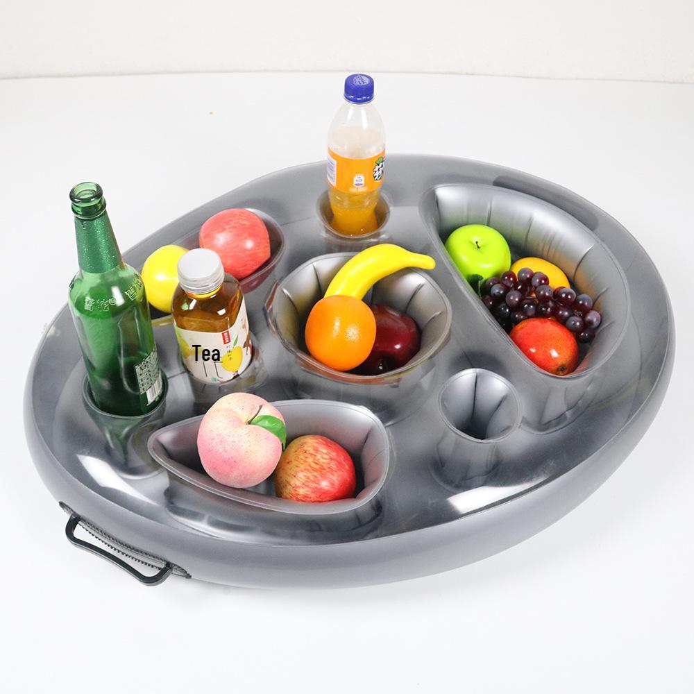 Multi-Hole Inflatable Tray & Cup Holder for Parties