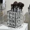 Nordic INS Style Crystal Iron Art Desktop Ornaments: Makeup Brush & Pen Holder Decorative Display.