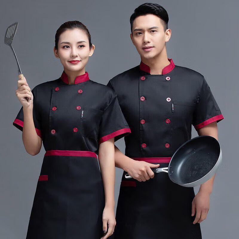 Summer Breathable Chef Work Top Contact Customer Service for Larger Sizes