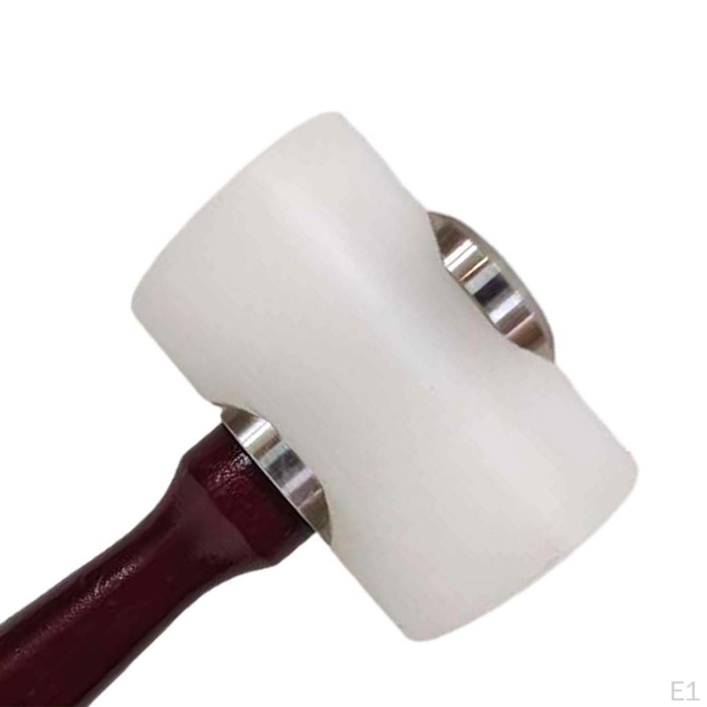 Leather Carving Hammer, Punch Tool Professional Nylon for Craft