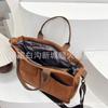 Damentasche Tragetasche Handtasche aus Cord Neue Umhängetasche Stilvolle und einfache Umhängetasche Große Kapazität