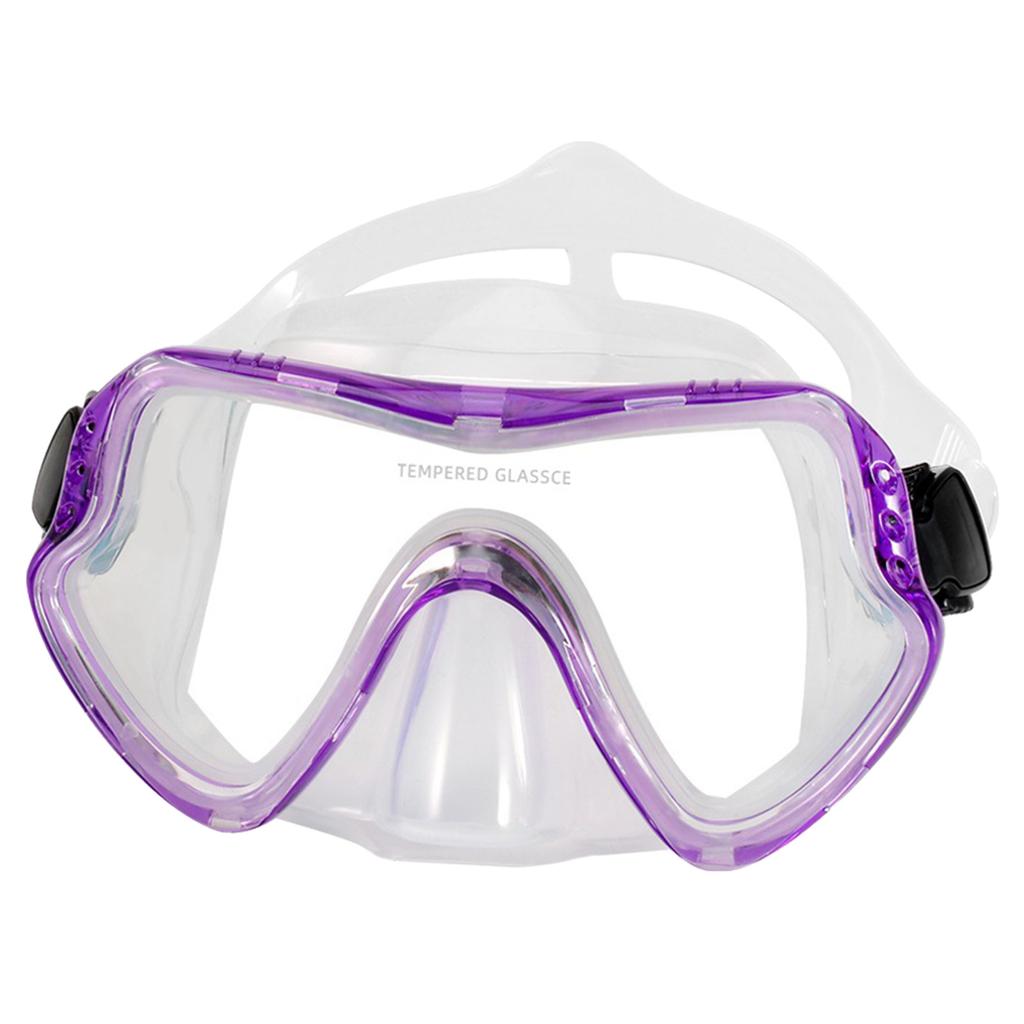 Scuba Snorkel Mask Freediving Mask Anti-Fog Swimming Goggles Wide View Diving Mask for Scuba Diving & Snorkeling