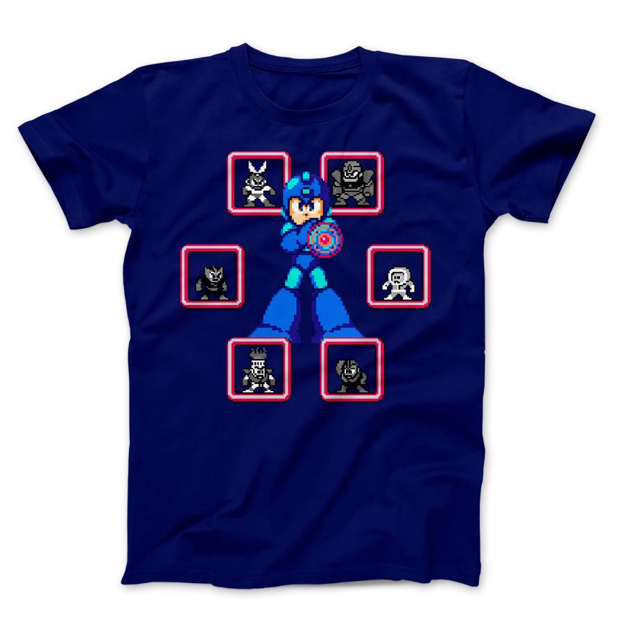 

Blast the 6 Rockman Video Games Unisex Men s Women s Mega Man Jump New T-Shirt S