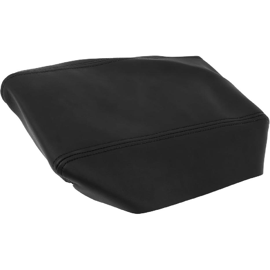 Motoforti Car Center Console Lid Armrest Seat Box Cover Protector Replacement Microfiber Leather for Toyota Prius 2004-2009 Black Long-Lasting