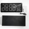 Orologio Luminosità Dimmer a 3 Livelli con Temperatura e Umidità Interna Elettronico a Numeri Grandi 12/24H