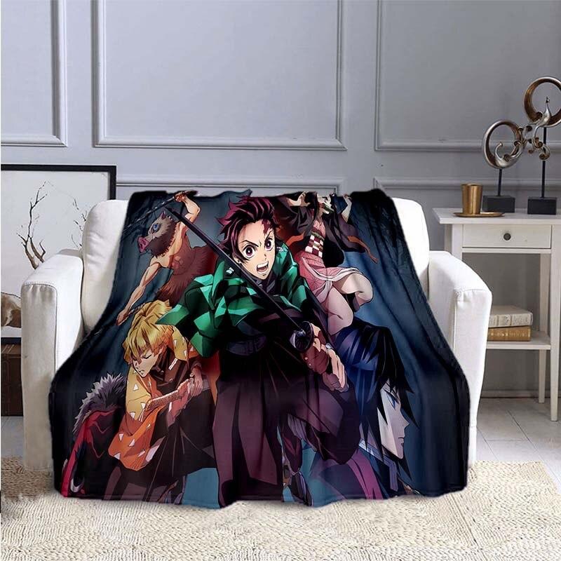 3D Flanelldecke Genshin Impact Raiden Shogun – 150x200 Cm, Superweich, Für Couch & Bett, Ganzjährig Nutzbar