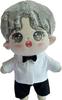 Plush Toy Clothes - 10cm Doll Clothes - Plain Dress Shirt (Yellow, 10cm)