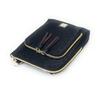 Vertical Multi Pochette 7706 Water Repellent Jacquard [Christian Olivier] (Ink Navy)