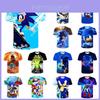Stijlvol Sonic The Hedgehog Kinder T-shirt Met Kleurrijk Cartoon Design Voor Jongens En Meisjes