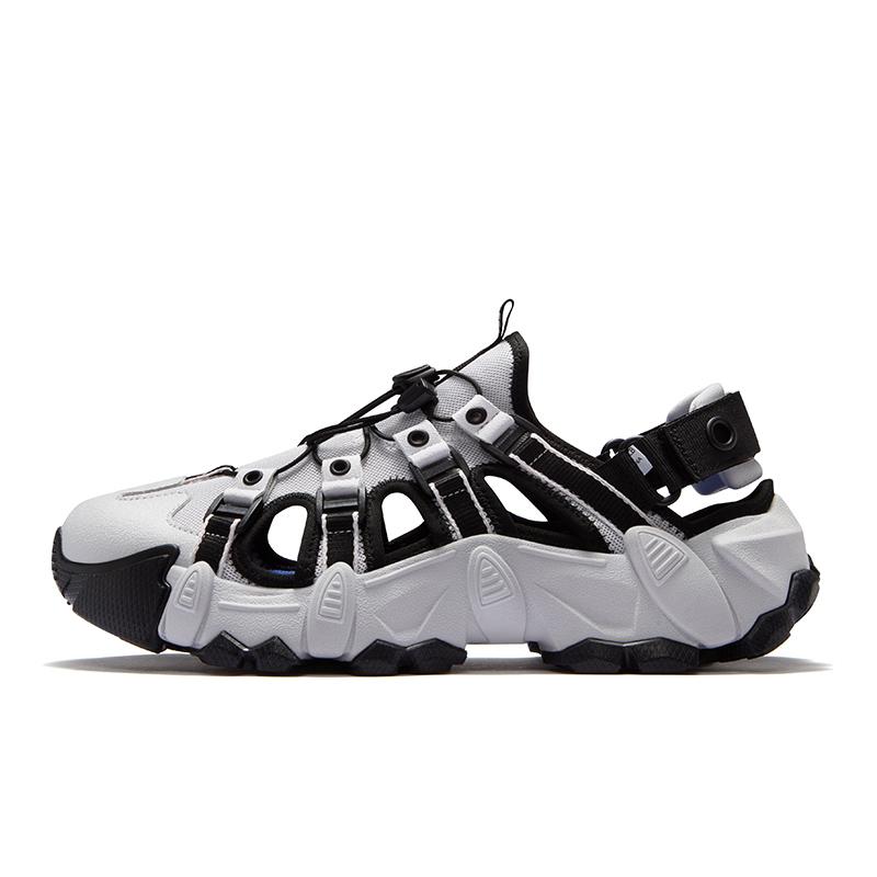 Fila Fusion Exocet Sandal Mountain Casual Breathable Water Shoes Men sandals Moon-Rock Gray Black T12M521704FLB