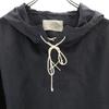 n'Or LABEL Long sleeve Lace up Parker F Navy Women Used